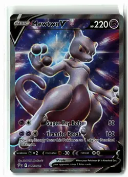 Mewtwo V ⭐ SWSH229 Holo Promo Sword & Shield Promo Pokemon NM - Image 1