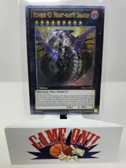 YuGiOh Number 92: Heart-eartH Dragon CBLZ-EN045 1st Edition Ultimate Rare NM - Image 1
