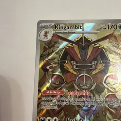 Pokemon TCG Scarlet and Violet Kingambit 220/198 Illustration Rare - Image 2
