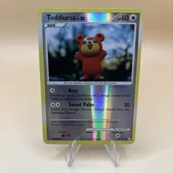 Teddiursa 105/123 Mysterious Treasures Reverse Holo Pokemon - Image 1