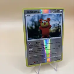 Teddiursa 105/123 Mysterious Treasures Reverse Holo Pokemon - Image 3