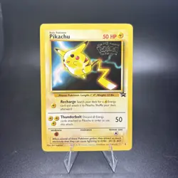 Pikachu #4 First Movie Promo Pokemon Vintage Wotc Black Star NM -g - Image 1