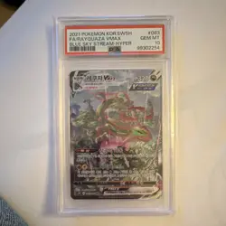Pokemon Rayquaza VMAX Blue Sky Stream Hyper Rare Korean #083 PSA 10 - Image 1