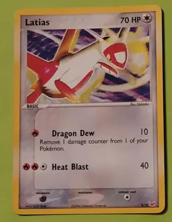 Pokemon Latias 4/10 EX Trainer Kit 1 Holo Common Basic 70 HP English - Image 1