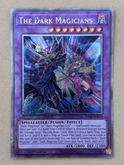 The Dark Magicians RA04-EN054 Platinum Secret Rare 1st Ed - Image 1