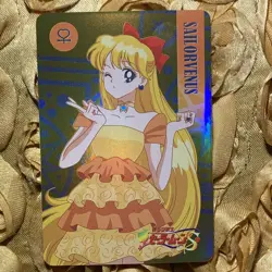 Sailor Venus Sailor Moon Diamond ACG Goddess Girl Holo Anime Card Pretty - Image 1