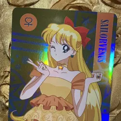 Sailor Venus Sailor Moon Diamond ACG Goddess Girl Holo Anime Card Pretty - Image 2