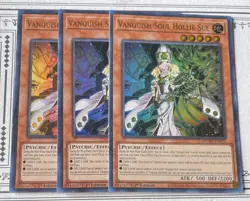 YUGIOH 3x Vanquish Soul Hollie Sue DUAD-EN022 Ultra Rare 1st Ed American PLAYSET - Image 1