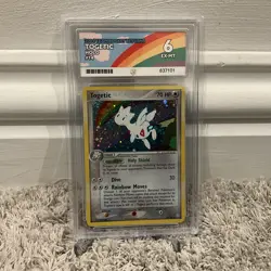 Pokemon TCG Togetic Holo Card EX Team Rocket Returns 14/109 ACE 6 - Image 1
