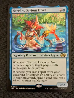 MTG ~ Neerdiv, Devious Diver ~ Foundations Jumpstart ~ Near Mint ~ Rare - Image 1