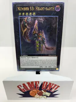 YuGiOh Number 53: Heart-eartH CBLZ-EN046 1st Edition Ultimate Rare LP - Image 1