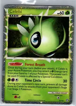 Celebi (Prime) 92/102 Holo Triumphant - Pokemon Card - NM - Image 1