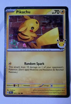 Pikachu (Pokemon Day 2026) 051/162 - BUTT SWIRL - NM - Image 1
