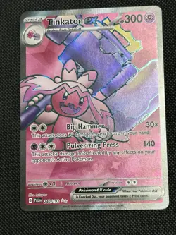 Pokemon TCG Tinkaton ex Ultra Rare Holo Sv02: Paldea Evolved 240/193 English - Image 1