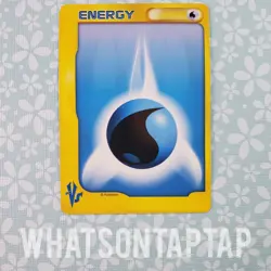 Pokemon Card Basic Water Energy Pokemon VS Series Vintage DMG US seller - Image 1