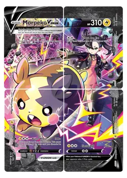 Pokemon Morpeko V-Union 4 Card Set SWSH287 SWSH288 SWSH289 SWSH290 Promo NM/Mint - Image 1