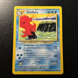 Pokemon Octillery 34/64 Neo Revelation Uncommon LP - Image 1