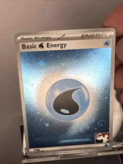 Basic Water Energy 003 Cosmos Holo Pokemon Play Stamp Prize Pack w/ 3 Swirls NM - Image 1