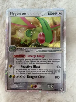 Pokemon TCG Flygon EX Legend Maker Holo Card 87/92 MP Condition - Image 1