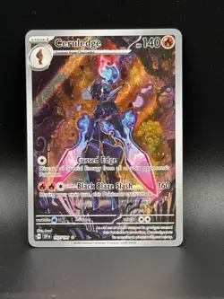 Pokemon Ceruledge Illustration Rare Full Art Holo 197/191 Surging Sparks 140 HP - Image 1