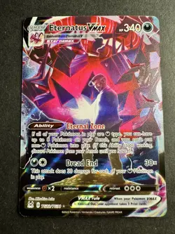 Pokemon TCG Eternatus VMAX - TG22/TG30 Holo Ultra Rare - PACK FRESH RAW - Image 1