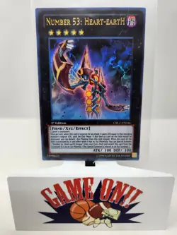 YuGiOh Number 53: Heart-eartH CBLZ-EN046 1st Edition Ultra Rare LP - Image 1