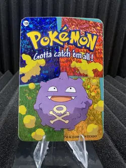 Koffing #109 - Vintage Vending Machine Prism Sticker 2000 - Pokemon Card - Image 1