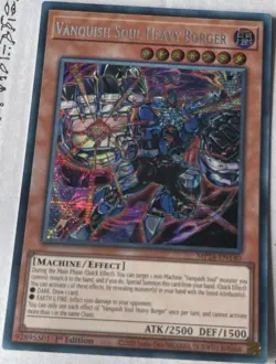 YUGIOH Vanquish Soul Heavy Borger MP24-EN140 Secret Rare 1st Edition - Image 1