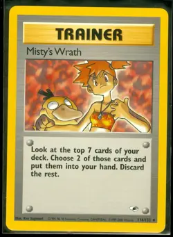 Pokemon MISTY'S WRATH 114/132 Gym Heroes - - NEAR MINT/MINT - Image 1