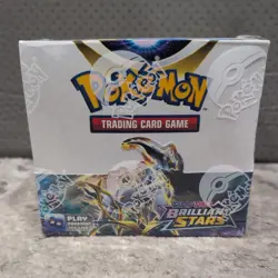 Pokemon TCG Sword & Shield Brilliant Stars Booster Box Factory Sealed - Image 1