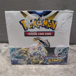 Pokemon TCG Sword & Shield Brilliant Stars Booster Box Factory Sealed - Image 2