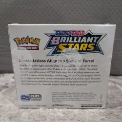 Pokemon TCG Sword & Shield Brilliant Stars Booster Box Factory Sealed - Image 3