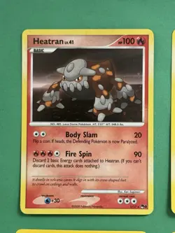 2008 Pokemon Pop Series 8 Lot Of 4 Heatran, Happiny, Luxray, Croagunk EXMT-NRMT - Image 3