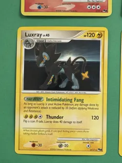 2008 Pokemon Pop Series 8 Lot Of 4 Heatran, Happiny, Luxray, Croagunk EXMT-NRMT - Image 4