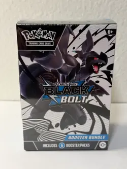 Pokemon TCG Scarlet & Violet Black Bolt Booster Bundle New Sealed - Image 1