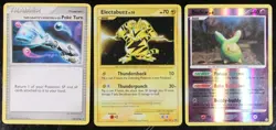 Pokemon Card Lot of 3 Galactic 118/127 Electrabuzz 128/127 Budew 33/100 - Image 1