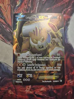 Landorus EX (144 Full Art) 144/149 Pokemon Boundaries Crossed Ultra Rare NM/LP - Image 1