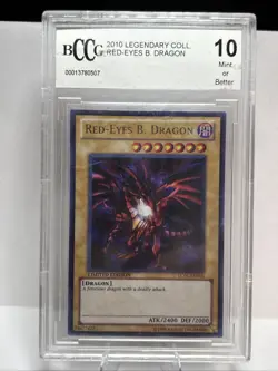 Red-Eyes B. Dragon LC01-EN006 BCCG Mint 10 Legendary Coll Ultra Rare YuGiOh! - Image 1