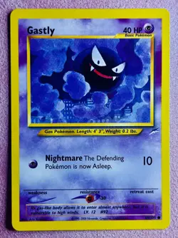 Gastly 65/105 | Neo Destiny | 2002 WOTC/Vintage Pokemon TCG Card | LP/DMG - Image 1