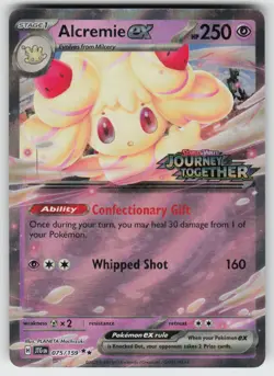 Alcremie ex (Journey Together Stamped) Double Rare Miscellaneous Cards & Product - Image 1