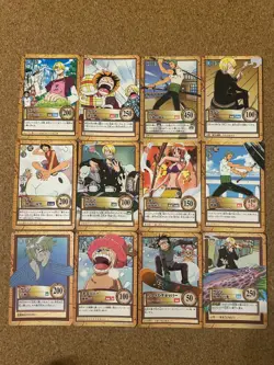 one piece carddass hyper battle 12sets 2000 2001 anime card - Image 1