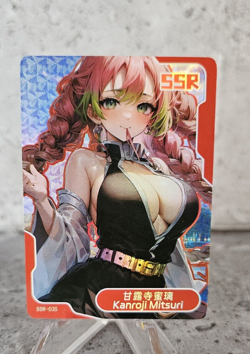 Mitsuri Goddess Story Trading Card Waifu Field Center holographic Senpai SSR - Image 1