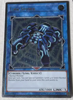 YUGIOH Link Spider Ultimate Rare OP07-EN002 - Image 1