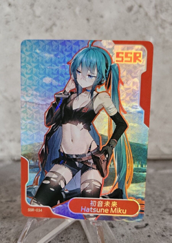 Hatsune Miku Goddess Story Trading Card Waifu Field Center holo Senpai SSR - Image 1