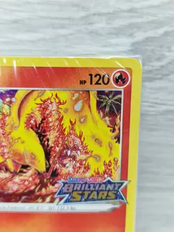 Pokemon Card Moltress SWSH-185 Brilliant Stars Pre-Release Deck Sealed Promo (A) - Image 3