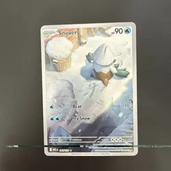 Pokemon TCG Snover Mega Evolution 140/132 Illustration Rare Card - Image 1