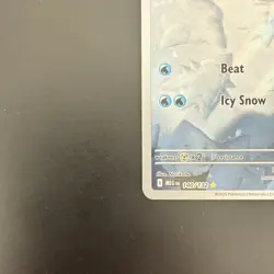 Pokemon TCG Snover Mega Evolution 140/132 Illustration Rare Card - Image 4