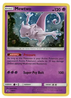 Mewtwo Holo SM77 SM Promo Pokemon Card - Image 1