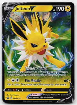 Jolteon V Holo Promo SWSH: Sword & Shield Promo Cards SWSH151 NM - Image 1