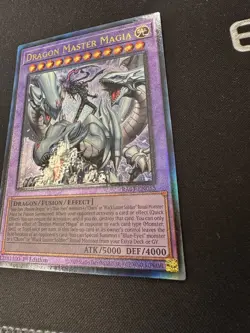 Yugioh! TCG - Dragon Master Magia - Prismatic Ultimate Rare - RA04-EN055 - Image 2